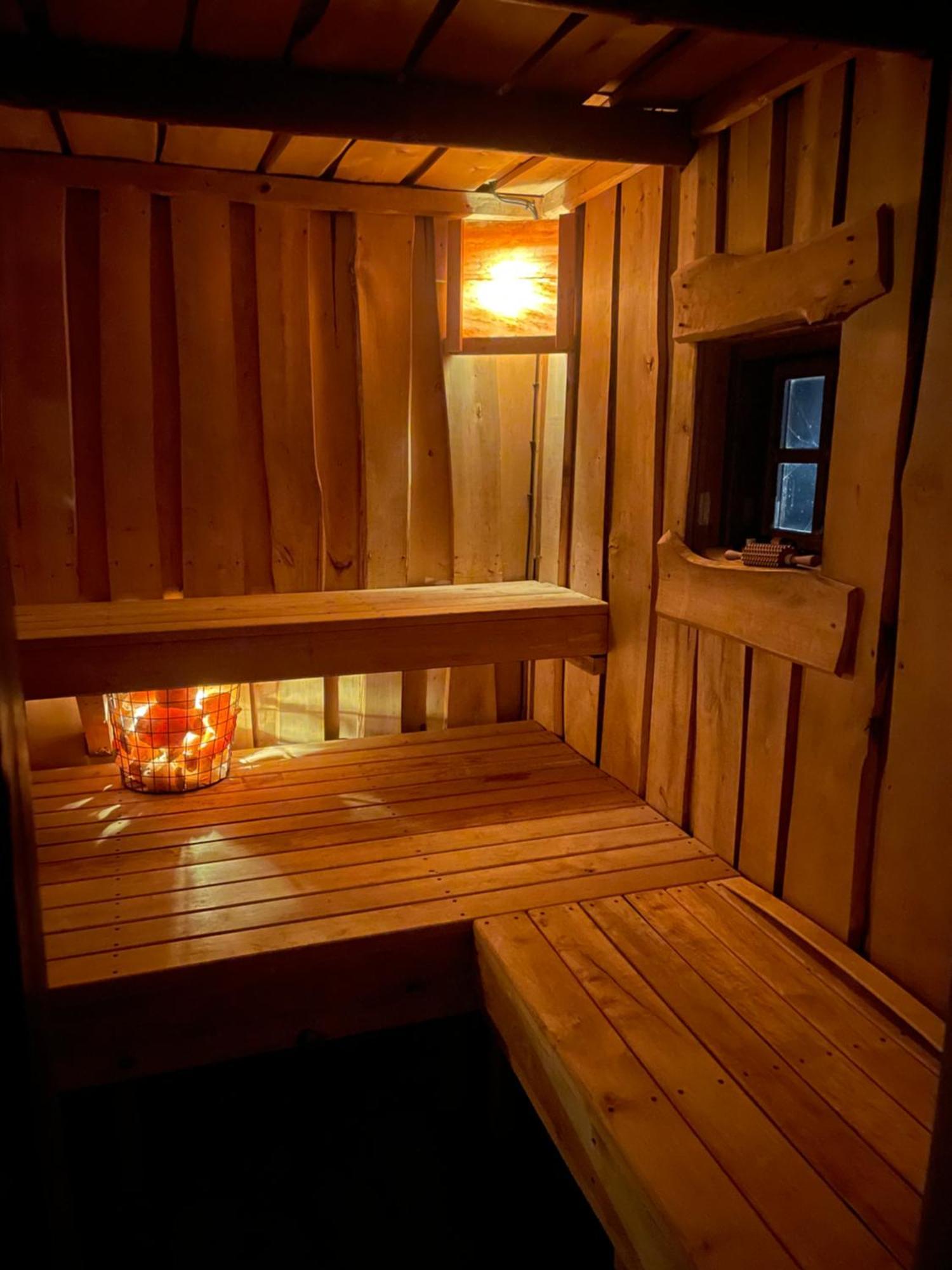 Dom Z Sauna - Lugiele Dzierwiany Exteriör bild