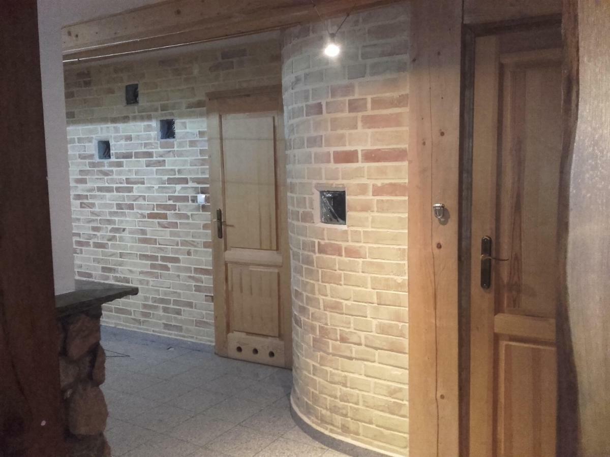 Dom Z Sauna - Lugiele Dzierwiany Exteriör bild