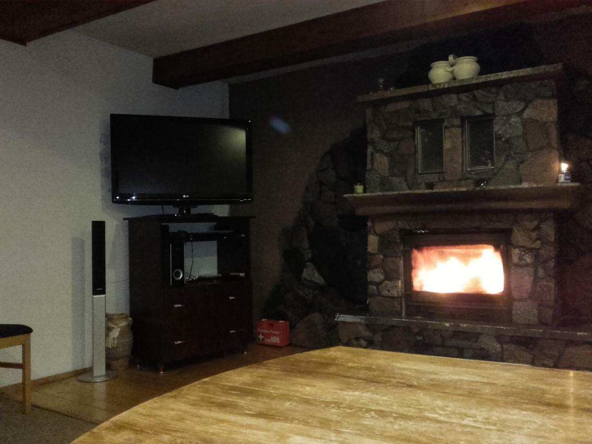 Dom Z Sauna - Lugiele Dzierwiany Exteriör bild
